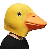 Partykostüm Deluxe Innovatives Allerheiligen-Kostüm, Botanisch, Animalia, Kopf, Maske, Ente