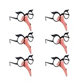 TOYANDONA 10 stücke Party Brille mit Hexennase und Augenbrauen für Fasching Halloween Damen Brille...