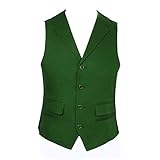 Herren Kostüm Hemd Weste Krawatte Anzug Outfit Set Ritter Gangster Verkleidung Halloween Cosplay...
