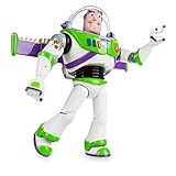 Disney Store Interaktive sprechende Actionfigur Buzz Lightyear aus Toy Story, 30cm/11, Astronaut mit...