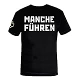 Rammstein, T-Shirt 'MANCHE FÜHREN MANCHE FOLGEN', XXL,Schwarz