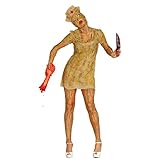 verätzte Horror Krankenschwester Halloween Zombie Bio Kostüm für Damen Tombiekostüm Damenkostüm...