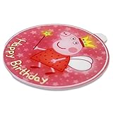Tortenaufleger Geburtstag - Tortendeko - Geburtstagskuchen Deko aus Fondant - Rund 20 cm - Esspapier...