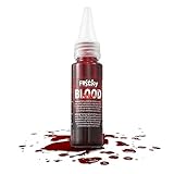Festicy Premium Kunstblut 25ml I Halloween Blut I Kunst Blut für Vampir, Monster und Zombie...