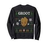 Marvel Groot Guardians of the Galaxy Ugly Christmas Sweater Sweatshirt