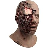 Yearsahrk Zombie Maske Horror rechtes Gesicht verrottende Maske Realistische Menschliche Zombie...