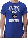 T-Shirt Herren - Karneval & Fasching - Ich tu nix Ich Will nur Kekse - Keksmonster Cookie Monster...
