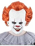 Smiffys IT Chapter 2, Pennywise-Maske, Ganzer Kopf, Latex Halloween