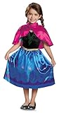 Disney Offizielles Classic Frozen Anna Kostüm Mädchen, Anna Kleid Eiskönigin, Frozen Kostüm...