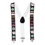 W WIDMANN MILANO Party Fashion 00598 - Hosenträger Poker, Casino, Spieler, Showgirl, Showmen,...