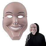 SPERMUOY lächelnder The Purge Maske,Halloween the purge maske god für Erwachsene,lächelnder Mann...