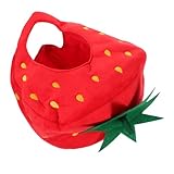 WHAMVOX Erdbeerhaube Erdbeerköpfe-reifen Erdbeer-stirnband Cosplay-hut Für Kinder Erdbeerkappe...