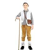 Krippenspiel Kostüm Hirte Jakob Schäfer für Kinder 7-12 Jahre Weihnachten (122/134)