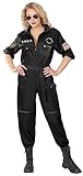 Widmann S.W.A.T. Kostüm für Damen | Swat Overall in schwarz | Verkleidung Gruppenkostüm Fasching...