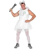 MIMIKRY Lustiges Zahnfee Herren-Kostüm Kleid Flügel Kopfschmuck JGA Junggesellenabschied,...