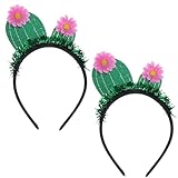 minkissy Kaktus Stirnband 2Pcs Quaste Kostüm Stirnband Kaktus Gestylt Zubehör Kopfschmuck Kaktus...