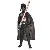 Rubie's 6410679-10000 Star Wars Darth Vader Kostüm, Jungen, Einfarbig, Mehrfarbig, 9-10 Jahre