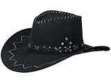 Alsino Cowboyhut Hut Faschingshut Cowboy Karneval Westernstyle Karnevalskostüm Faschingskostüm...