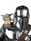 Rubie's offizielles Baby Yoda Doll Schulter zubehör Star Wars, Männer, Frauen, Jungen Mädchen,...