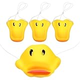 Gadpiparty Entenschnabel-Schnabelnase 4 Stück Entenschnabel-Masken Lustiges Tier Entennase...