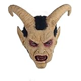 SN0wny Dämon Luzifer Cosplay Maske Film Teufel Satan Cosplay Gesichtsschutz Scary Latex Maske...