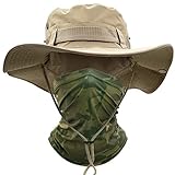 ehsbuy Sonnenhut Herren Military Safari Hut Sommerhut Breiter Krempe Camo Wanderhut Armee Boonie Hut...