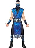 Funidelia | Sub-Zero Kostüm - Mortal Kombat 100% OFFIZIELLE für Herren Größe L Games, Mortal...