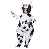FXICH aufblasbares Kostüm Erwachsener,aufblasbares Kuhkostüm für Halloween,Kuhkostüm...