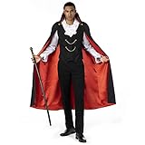 Morph Halloween Vampir Kostüm, Vampir Kostüm Herren, Halloween Vampir Herren, Vampir Kostüm Mann,...