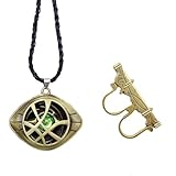 Doctor Strange Halskette Kinder, Dr Strange Kostüm Retro Kette Cosplay Necklace, PQKL-party Doctor...