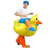 JASHKE Aufblasbares Kostüm Entenkostüme Aufblasbare Halloween Kostüme für Erwachsene