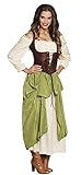 Boland - Kostüm für Erwachsene Mittelalterliche Wirtin, mittelalterliche Frau, Kleid mit Bluse,...