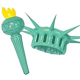Beistle 60880 22.25' & 17.5' Inflatable Adult Statue of Liberty Costume Krone und Fackel,...