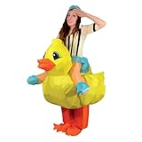 AirSuit® Aufblasbares Kostüm Ente | Ausgefallenes Auflbaskostüm | Premium Qualität | Größe...