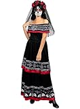 Funidelia | Dia de los Muertos Kostüm für Damen Mexikanischer Schädel, Horror - Kostüm für...