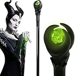 SINSEN Halloween LED Licht Maleficent Zauberstäbe Zauberer Zepter Zauberstab Cosplay Maleficent...