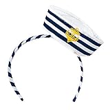 Boland 44356 - Tiara Navy Sailor mit Mütze, Haarreif, Matrose, Seemann, Seefahrer, Marine,...