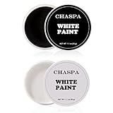 CHASPA Gesicht Farbe Schwarz + Weiß Clown Bilden Gesicht Körper Farbe Set stark Pigment Fachmann...