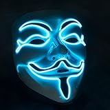 GOODS+GADGETS LED Anonymous Maske - beleuchtete V wie for Vendetta Guy Fawkes ACTA Mask