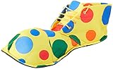 Shatchi Clownschuhe, Übergröße, Zirkus, gelb, gepunktet, Kostüm-Zubehör, Buchtag, mehrfarbig