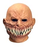 Rapget Gruselige Zombie-Maske für Halloween, Maske für Zombie-Kostüm, scharfe Zähne, Monster,...