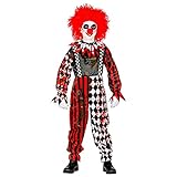 'HORROR CLOWN' (jumpsuit, collar) - (158 cm / 11-13 Years)