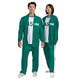 Disguise Netflix Squid Game Player 456 Trainingsanzug für Erwachsene, offizielles Squid Games,...