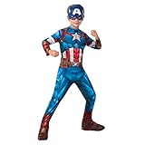 Rubie's Offizielles Kostüm Captain America, Marvels Avengers, klassisch, für Kinder,...