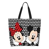 EVWKL Damen-Tragetasche, niedliches Cartoon-Muster, große wiederverwendbare Handtasche für...