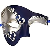 Das Phantom der Venezianischen Karnevals-Maskerade-Maske des Vintagen Entwurfs-halber...