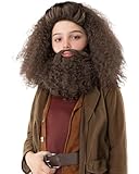 Funidelia Hagrid Perücke - Harry Potter für Jungen. Kostümzubehör für Kinder