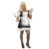 'FRENCH MAID' (dress, apron, headpiece, choker, cuffs, garter) - (XL)