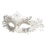 Hoshin Maskerade Maske, Karneval Dekorationen Venezianische Masken für Frauen (Weiß)