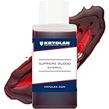 Kryolan Supreme Blood External Kunstblut 50 ml - ideal für Kinderschminke, Halloween, Theater,...